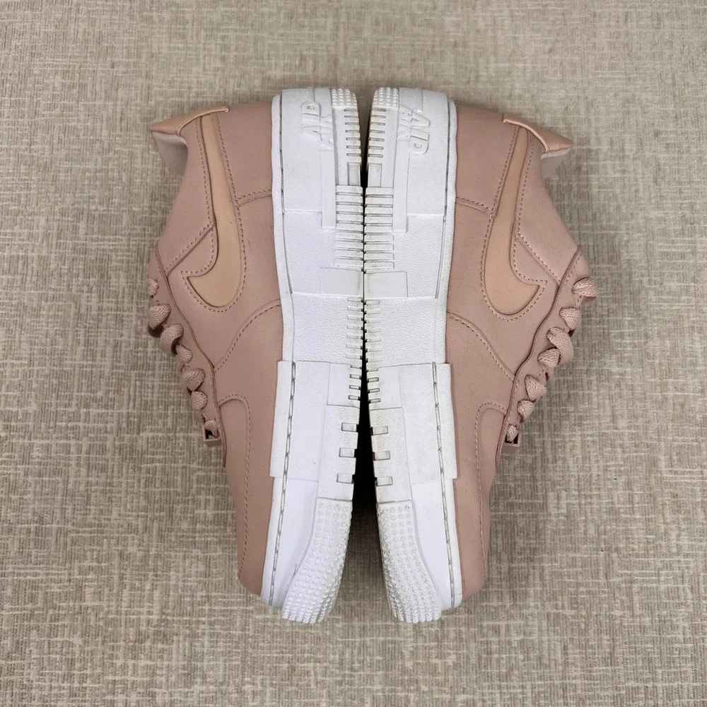 Nike Air Force 1 Pixel Particle Beige Pink CK6649-200 Womens Sneakers‎ Size 6